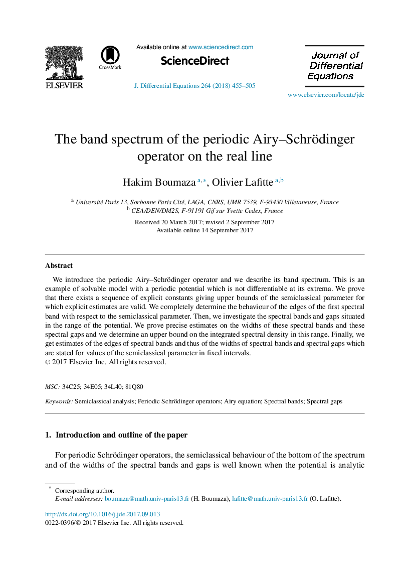 The band spectrum of the periodic Airy-Schrödinger operator on the real line