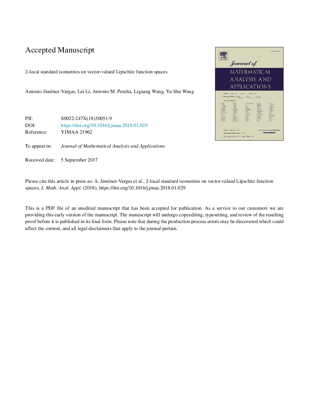 2-Local standard isometries on vector-valued Lipschitz function spaces