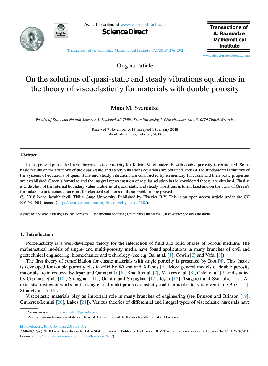 On the solutions of quasi-static and steady vibrations equations in the theory of viscoelasticity for materials with double porosity