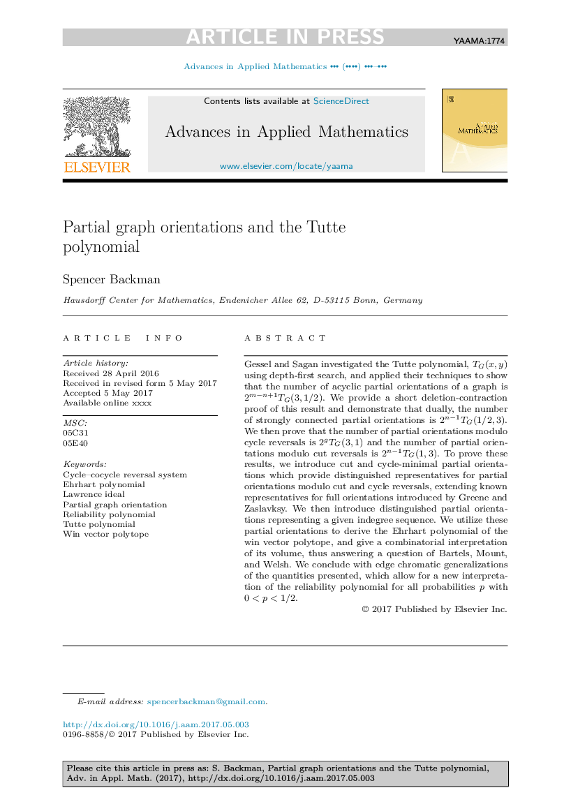 Partial graph orientations and the Tutte polynomial