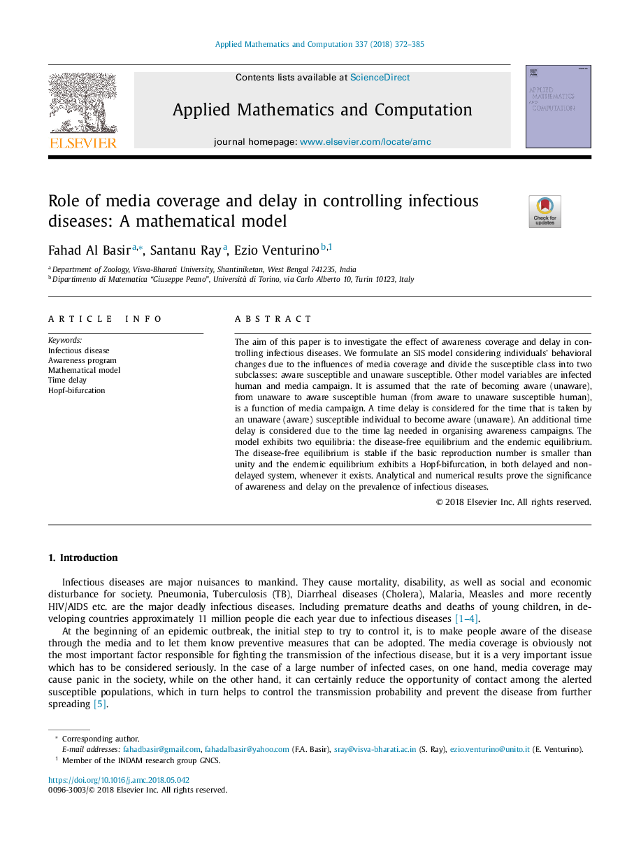 Role of media coverage and delay in controlling infectious diseases: A mathematical model