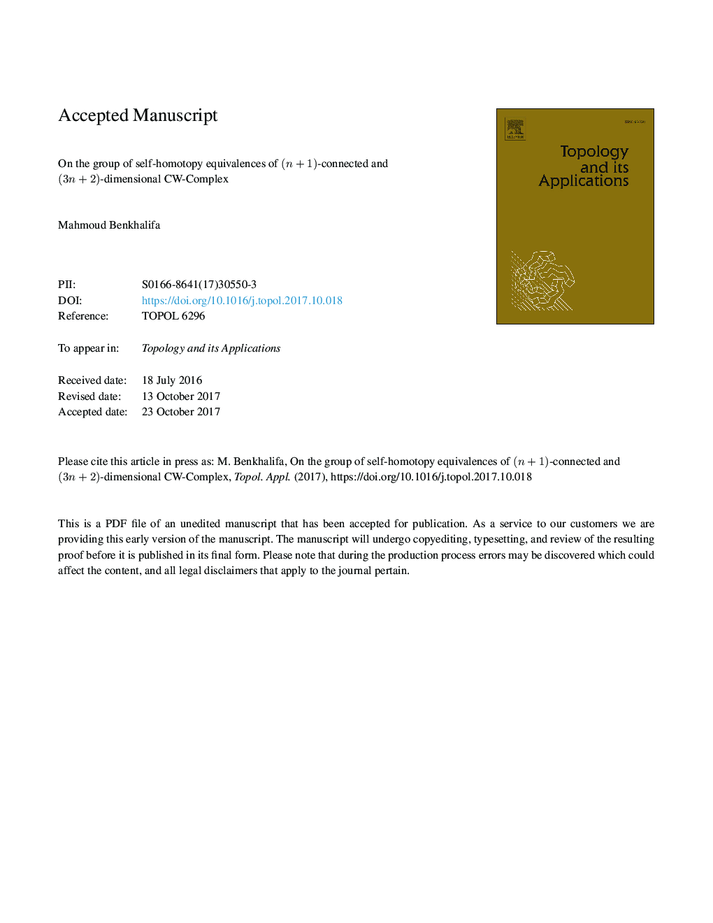 On the group of self-homotopy equivalences of (nÂ +Â 1)-connected and (3nÂ +Â 2)-dimensional CW-complex