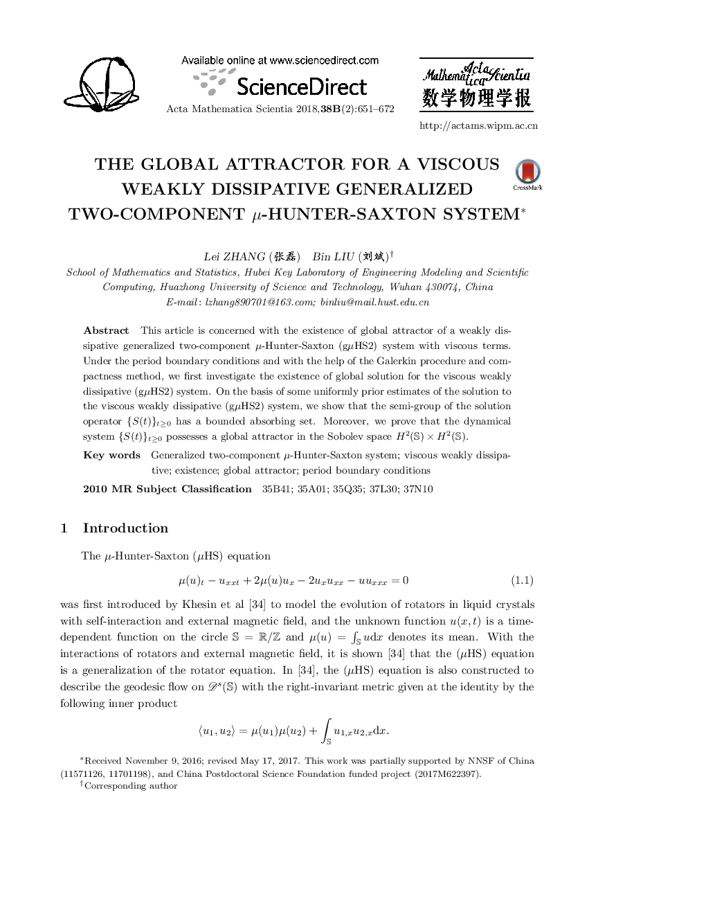 The global attractor for a viscous weakly dissipative generalized two-component Î¼-Hunter-Saxton system