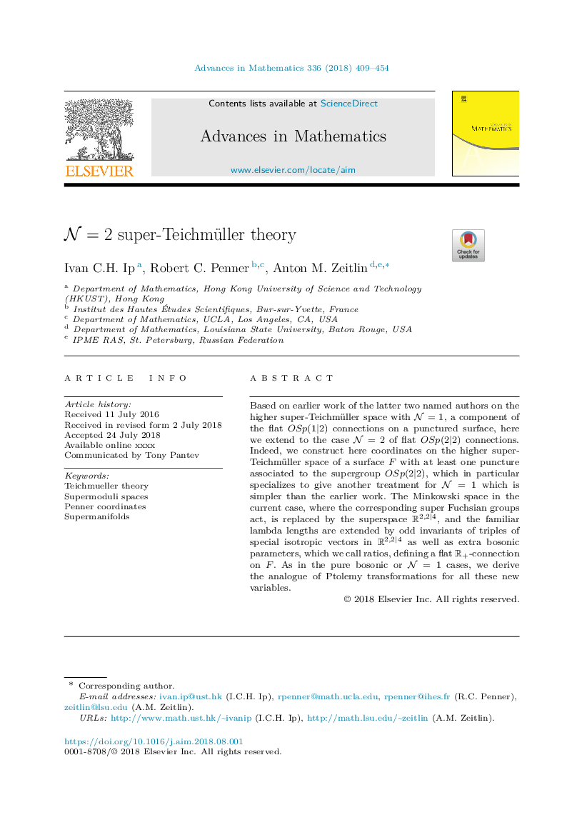 N=2 super-Teichmüller theory