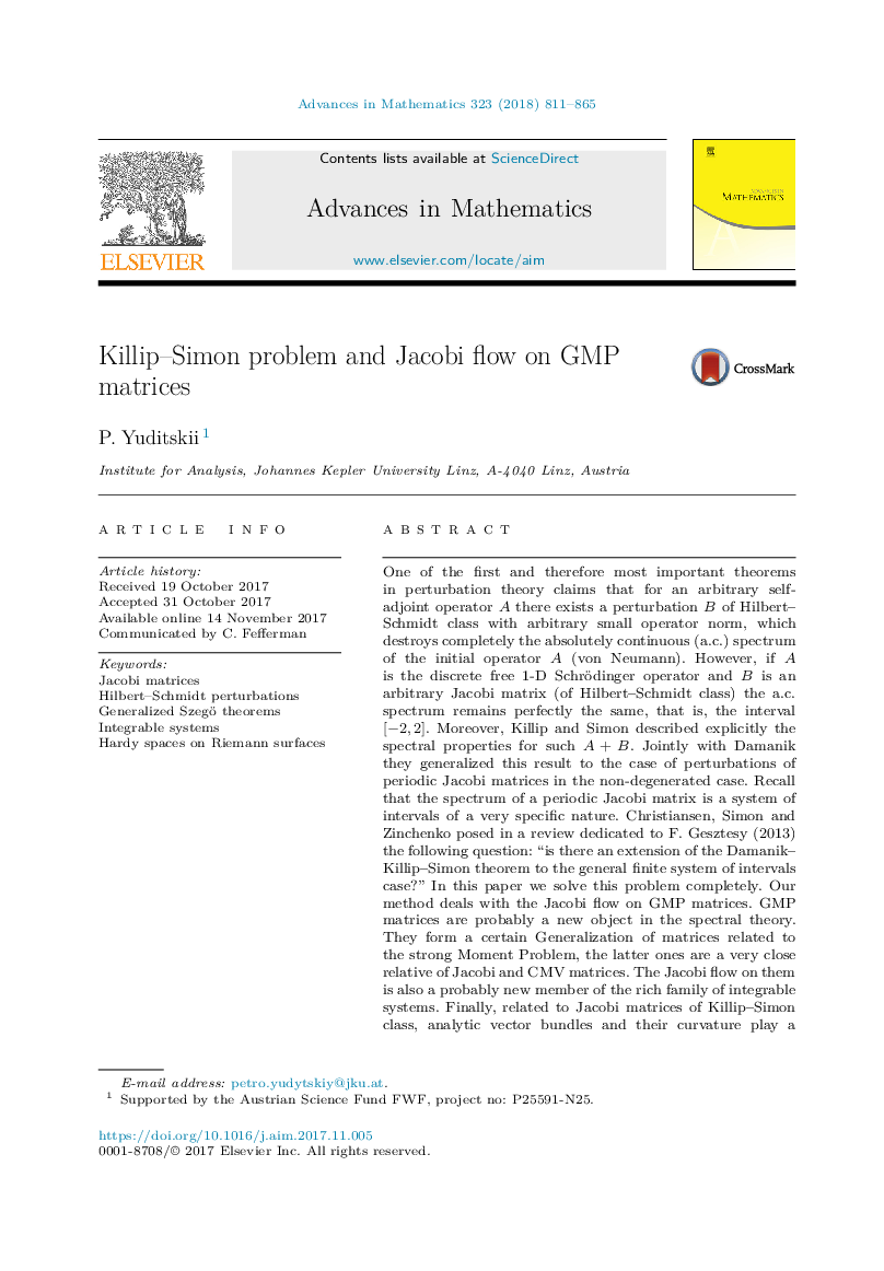 Killip-Simon problem and Jacobi flow on GMP matrices