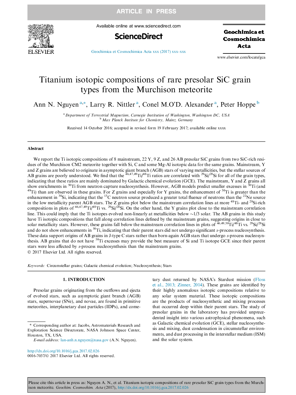 Titanium isotopic compositions of rare presolar SiC grain types from the Murchison meteorite