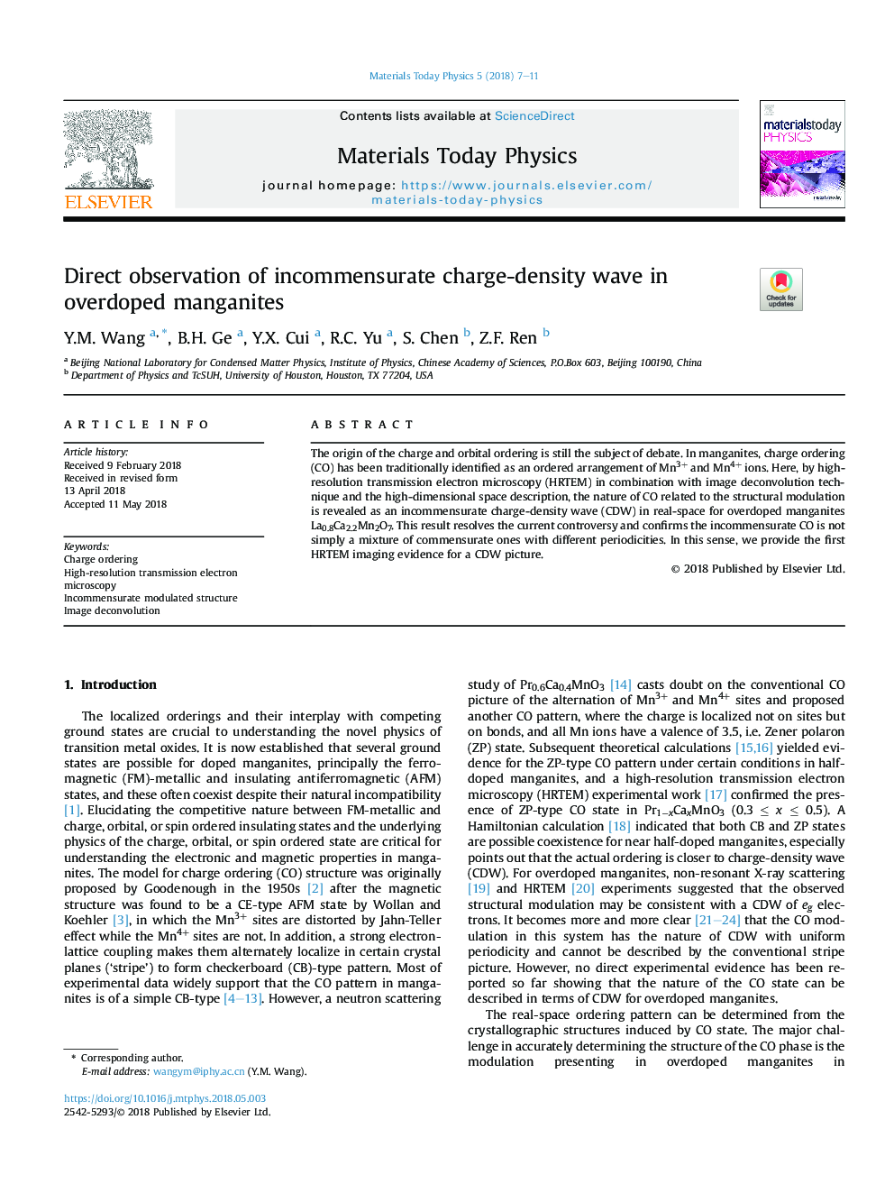 Direct observation of incommensurate charge-density wave in overdoped manganites