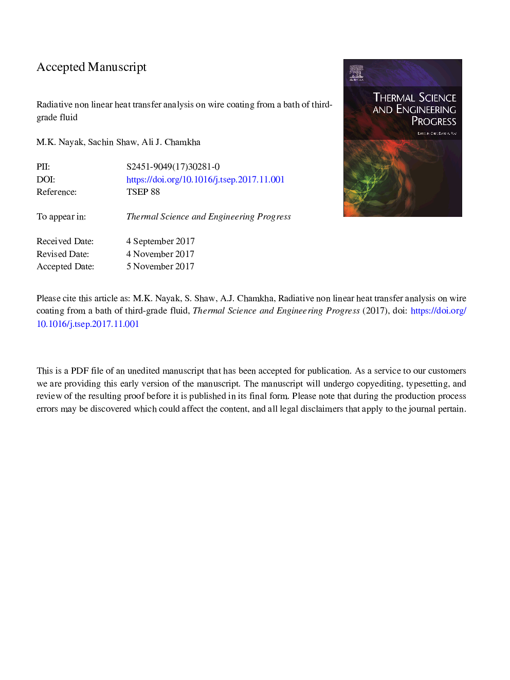 Radiative non linear heat transfer analysis on wire coating from a bath of third-grade fluid