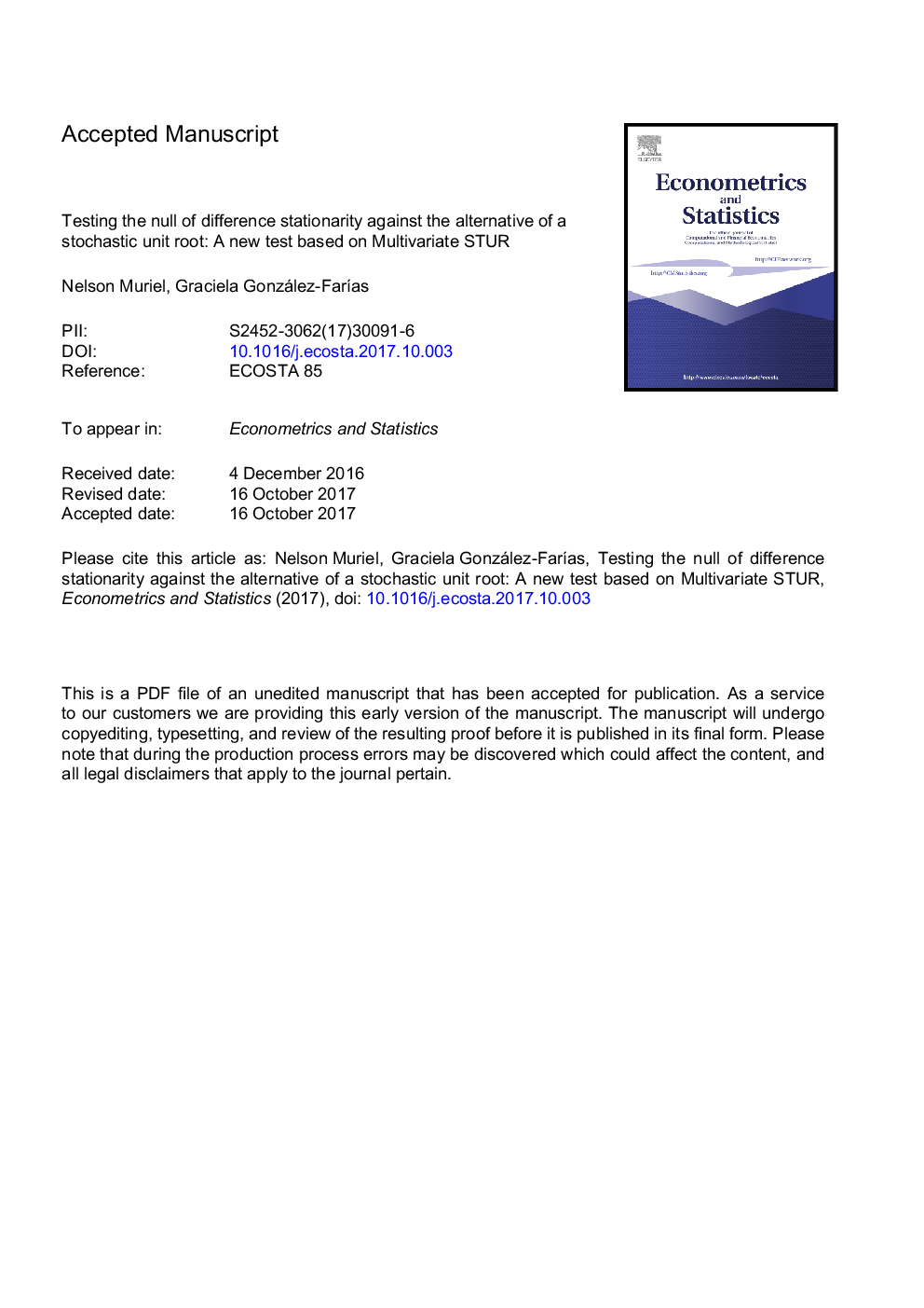 Testing the null of difference stationarity against the alternative of a stochastic unit root: A new test based on multivariate STUR