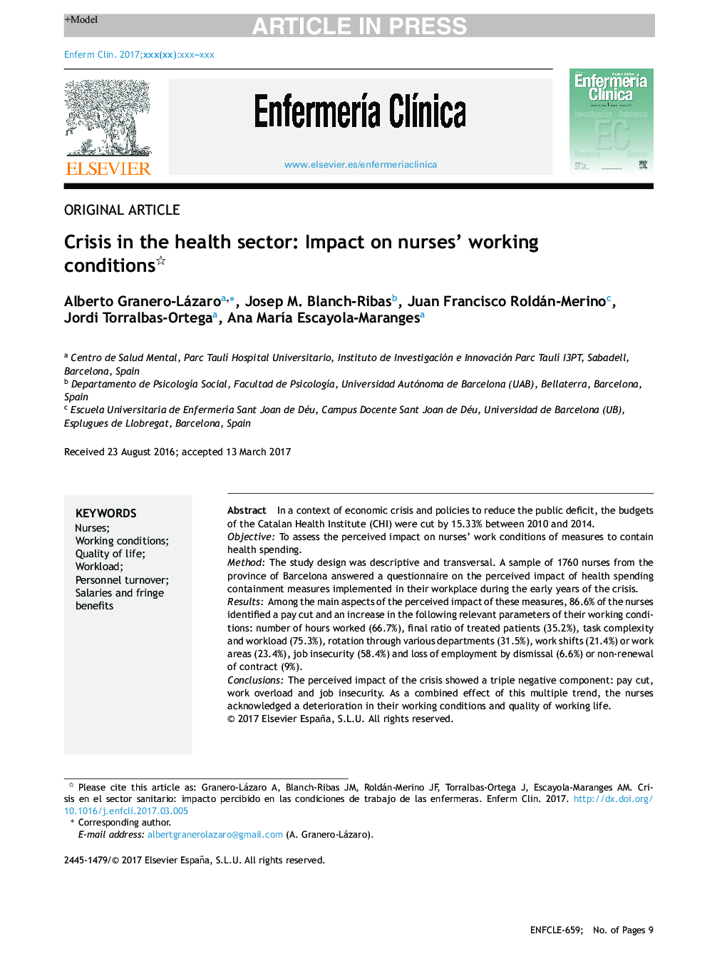 بحران در بخش سلامت: تأثیر بر شرایط کاری پرستاران 