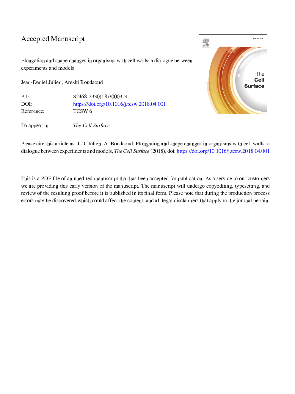 Elongation and shape changes in organisms with cell walls: A dialogue between experiments and models