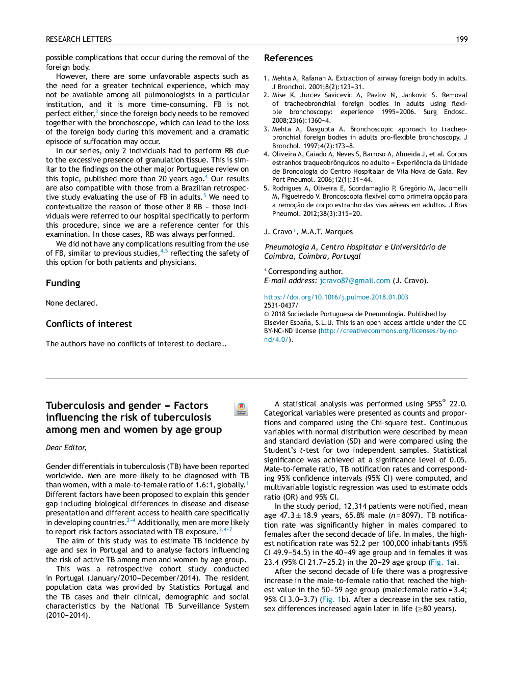 Tuberculosis and gender - Factors influencing the risk of tuberculosis among men and women by age group