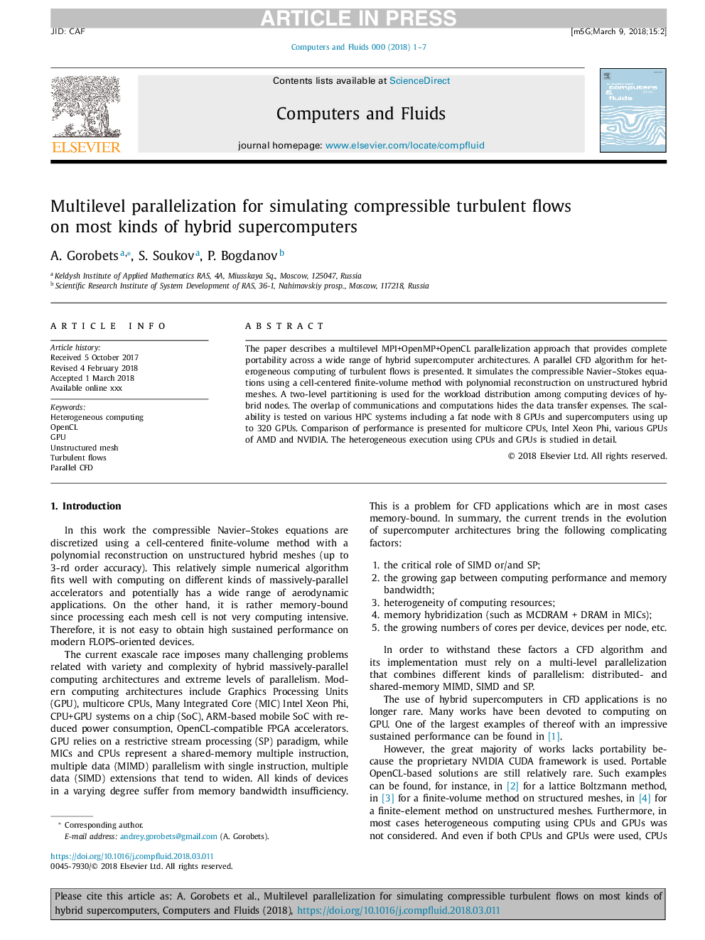 Multilevel parallelization for simulating compressible turbulent flows on most kinds of hybrid supercomputers