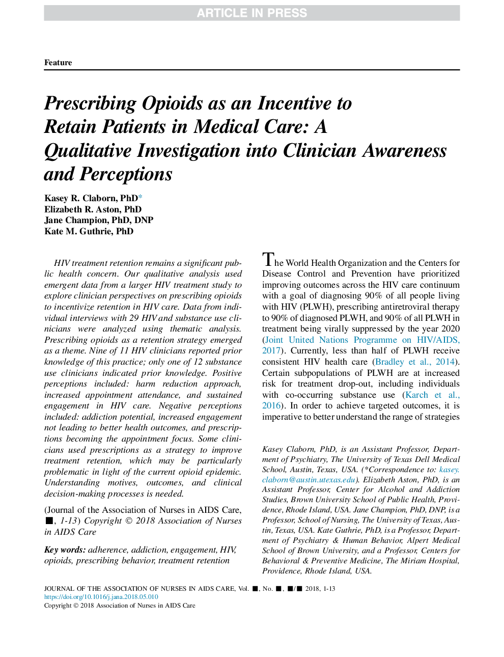 تجویز داروهای ضد افسردگی به عنوان یکی از انگیزه های درمانی برای حفظ سلامتی در کودکان مراقبت های بهداشتی: یک مطالعه کیفی در مورد آگاهی آگاهی و معرفت بالینی