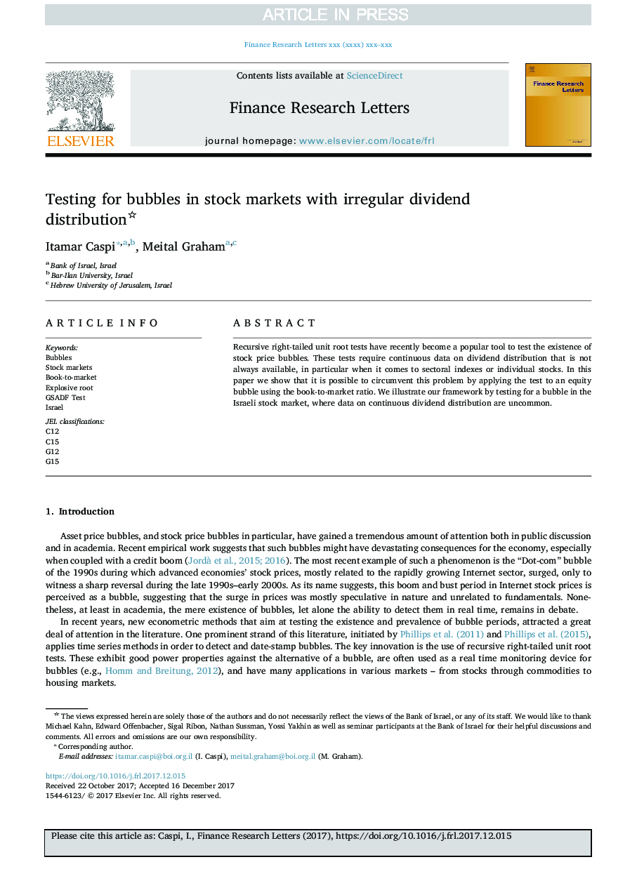 Testing for bubbles in stock markets with irregular dividend distribution