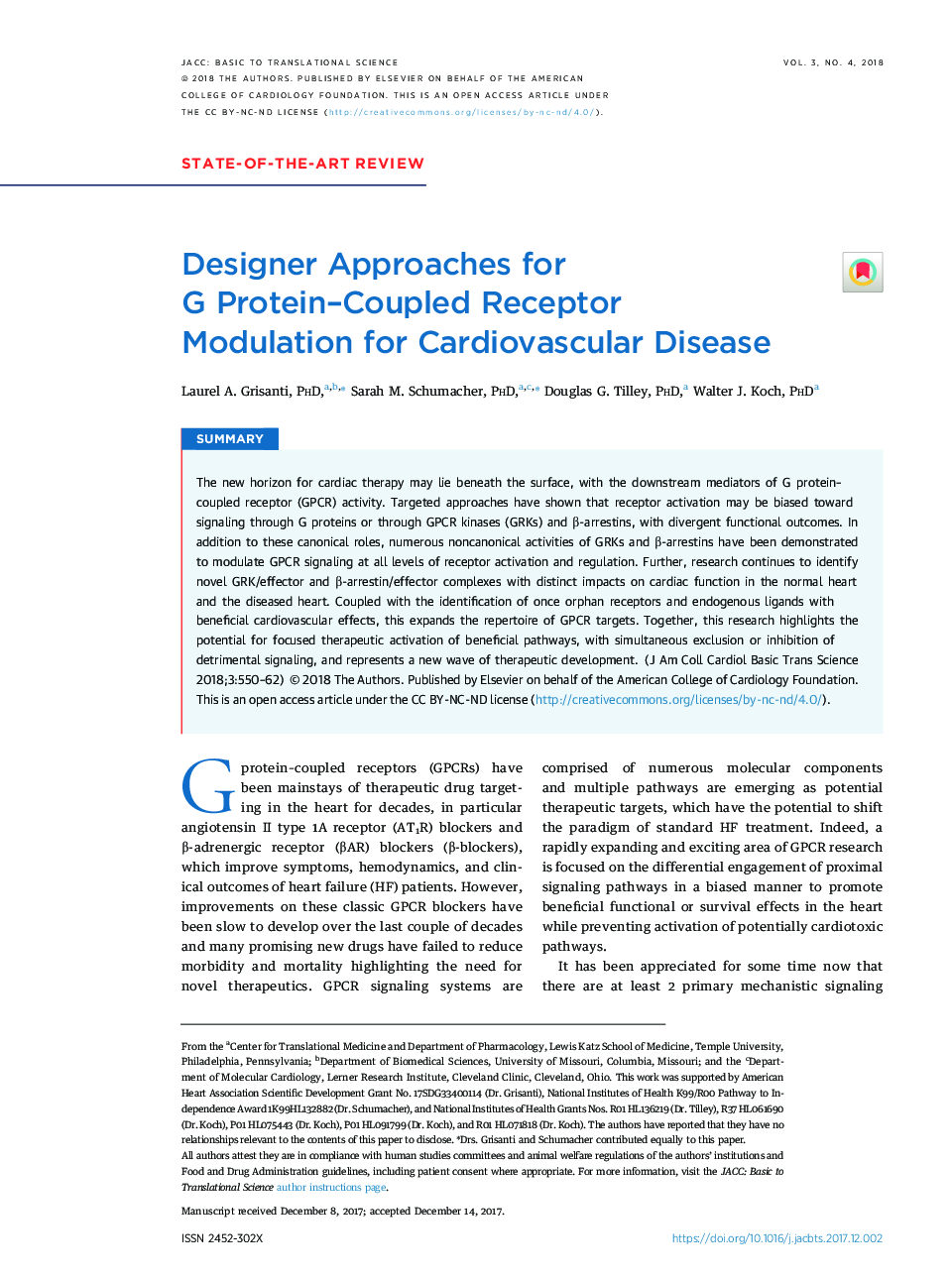 Designer Approaches for G Protein-Coupled Receptor Modulation for Cardiovascular Disease