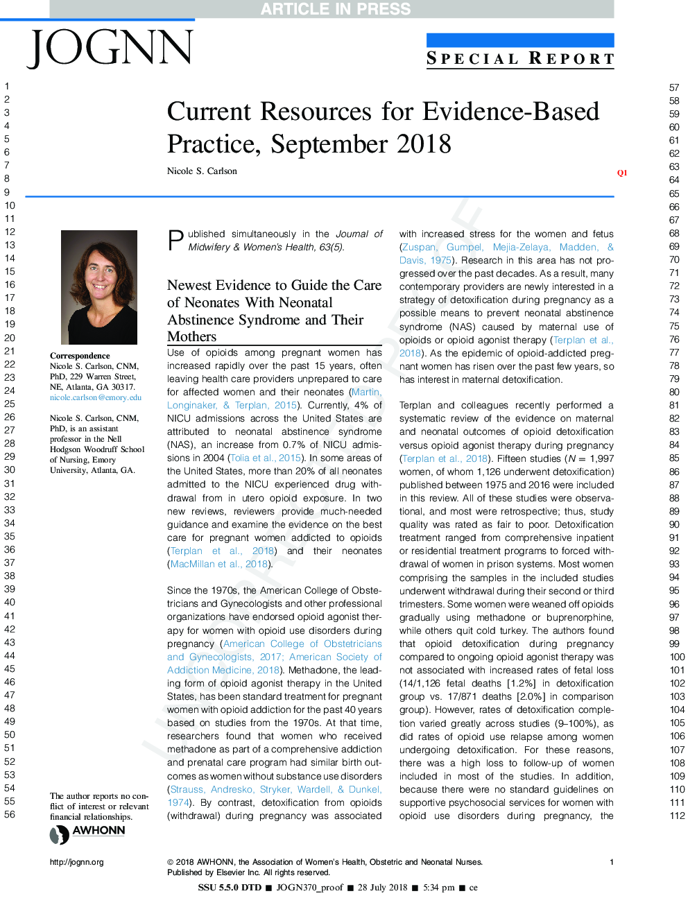 منابع موجود برای تمرین مبتنی بر شواهد، سپتامبر 2018