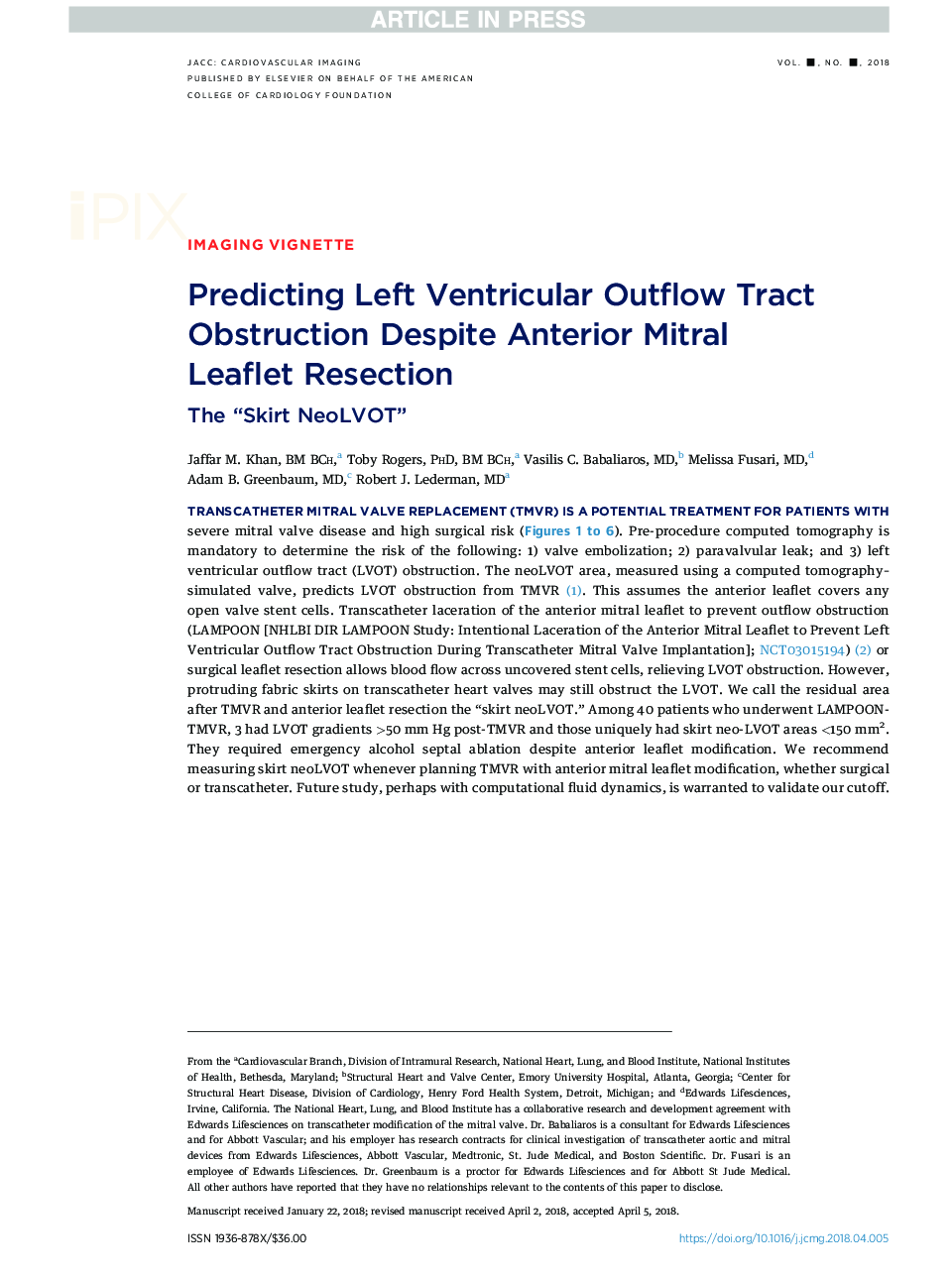Predicting Left Ventricular Outflow Tract Obstruction Despite Anterior Mitral Leaflet Resection