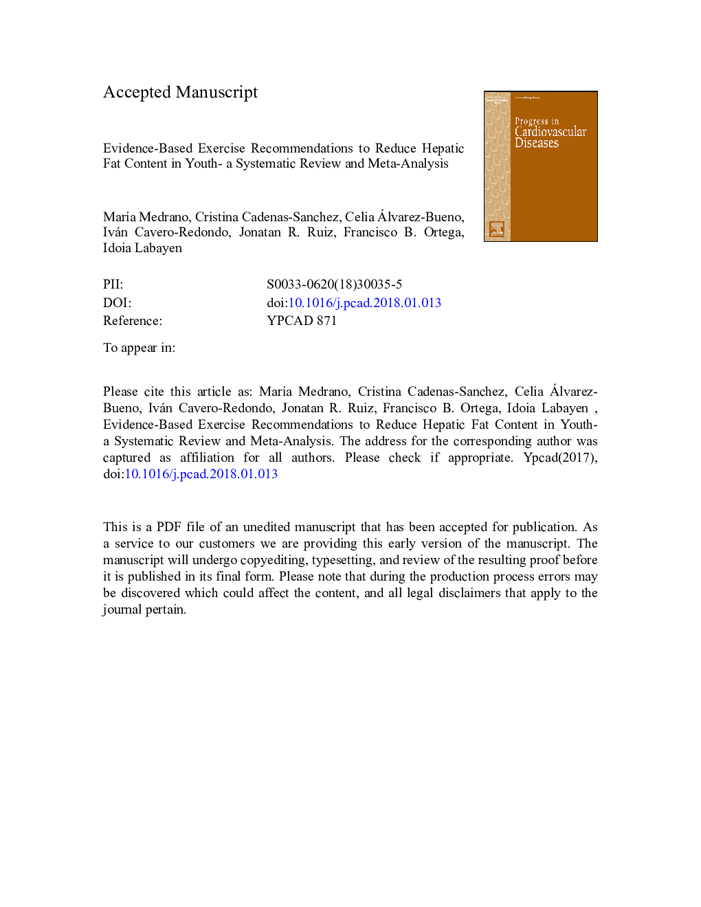 Evidence-Based Exercise Recommendations to Reduce Hepatic Fat Content in Youth- a Systematic Review and Meta-Analysis