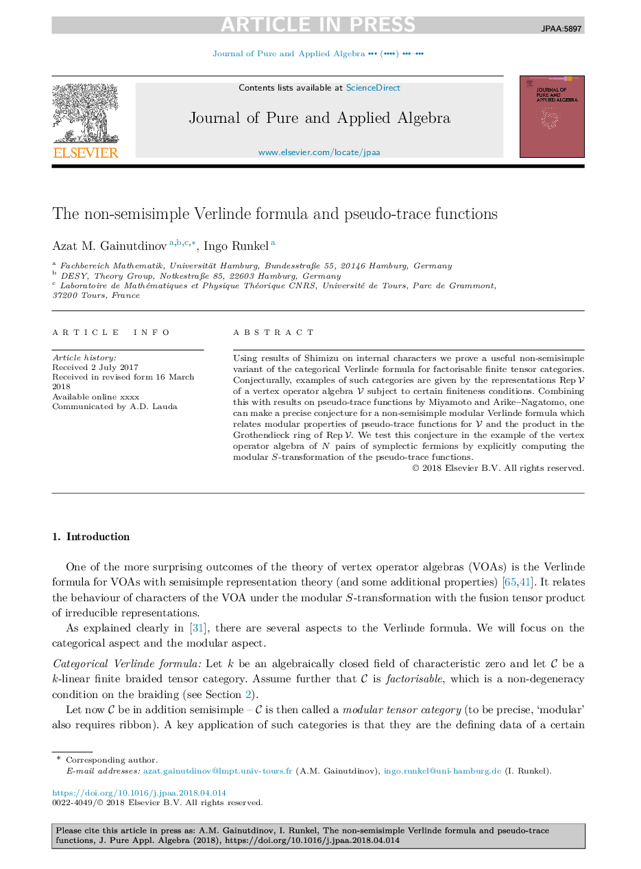 The non-semisimple Verlinde formula and pseudo-trace functions