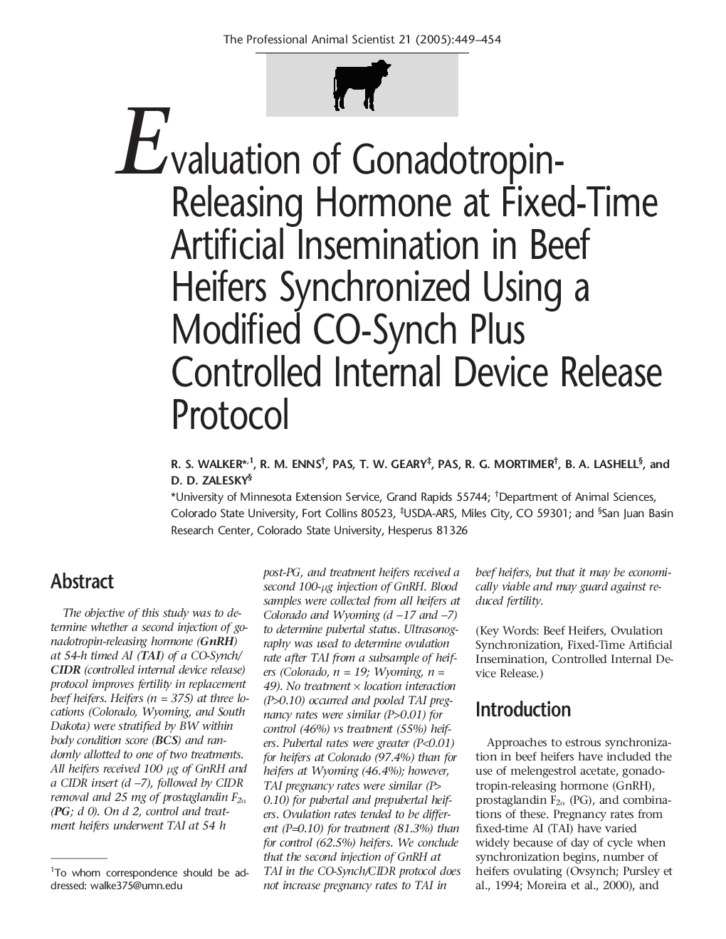 Evaluation of Gonadotropin-Releasing Hormone at Fixed-Time Artificial Insemination in Beef Heifers Synchronized Using a Modified CO-Synch Plus Controlled Internal Device Release Protocol