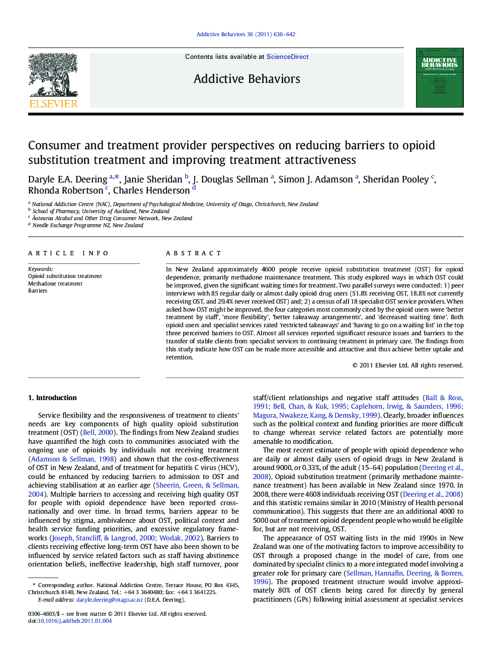 Consumer and treatment provider perspectives on reducing barriers to opioid substitution treatment and improving treatment attractiveness