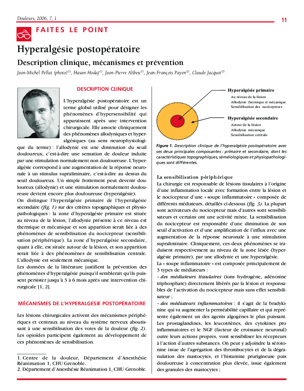 Hyperalgésie postopératoire