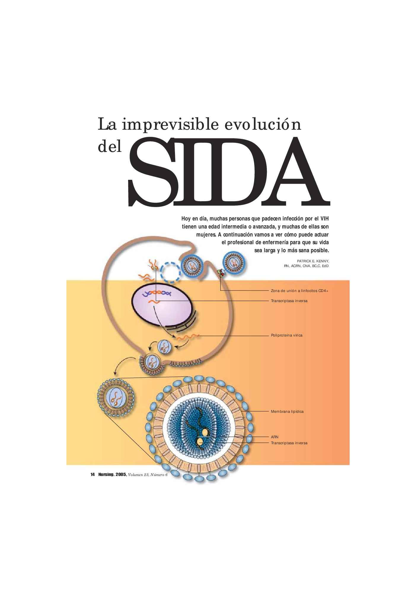 عکس صفحه اول مقاله: La imprevisible evolución del SIDA La imprevisible evolución del SIDA