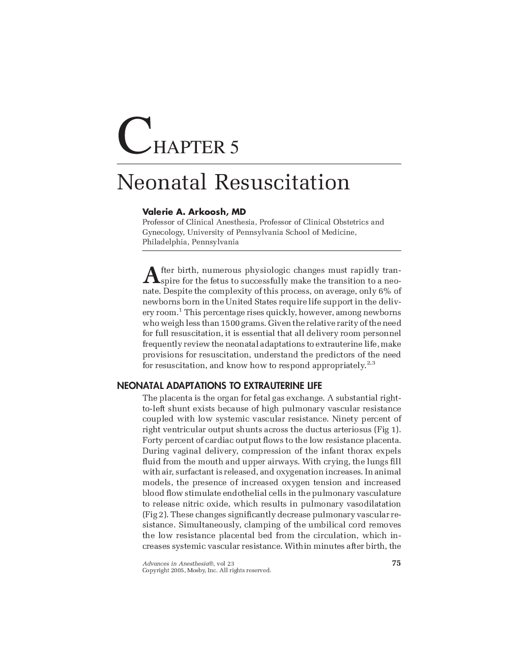 عکس صفحه اول مقاله: Neonatal Resuscitation Neonatal Resuscitation