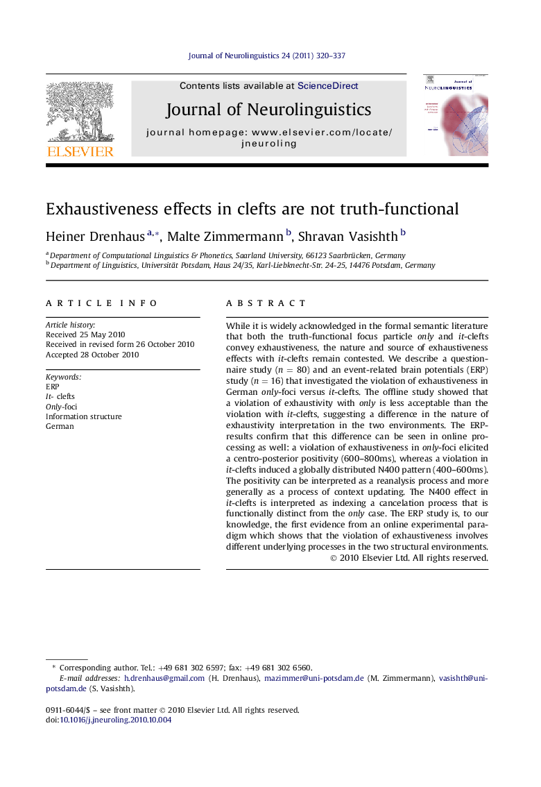 Exhaustiveness effects in clefts are not truth-functional