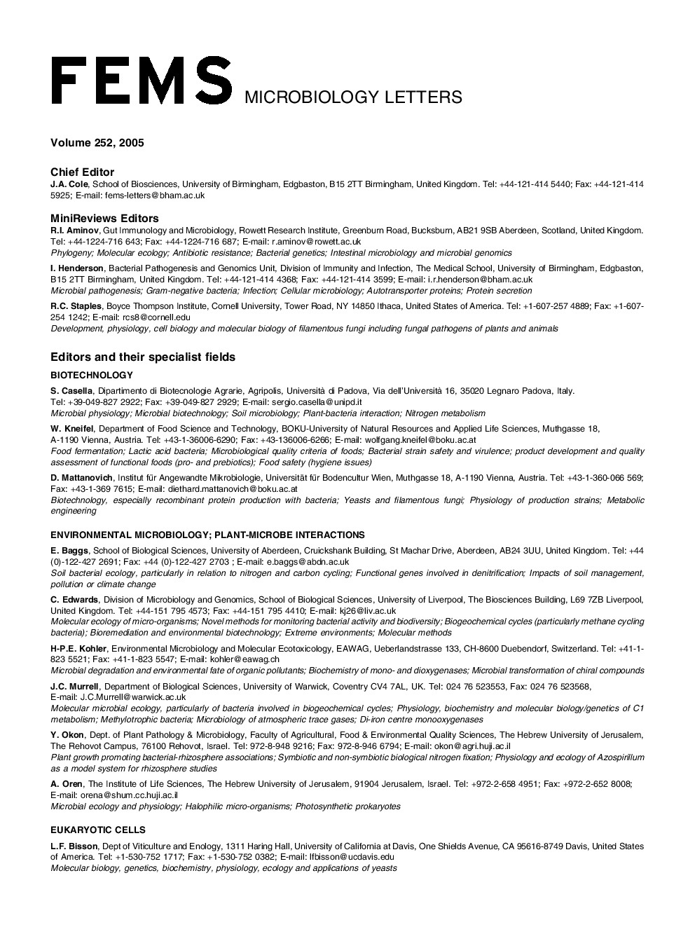 عکس صفحه اول مقاله: Editorial board Editorial board