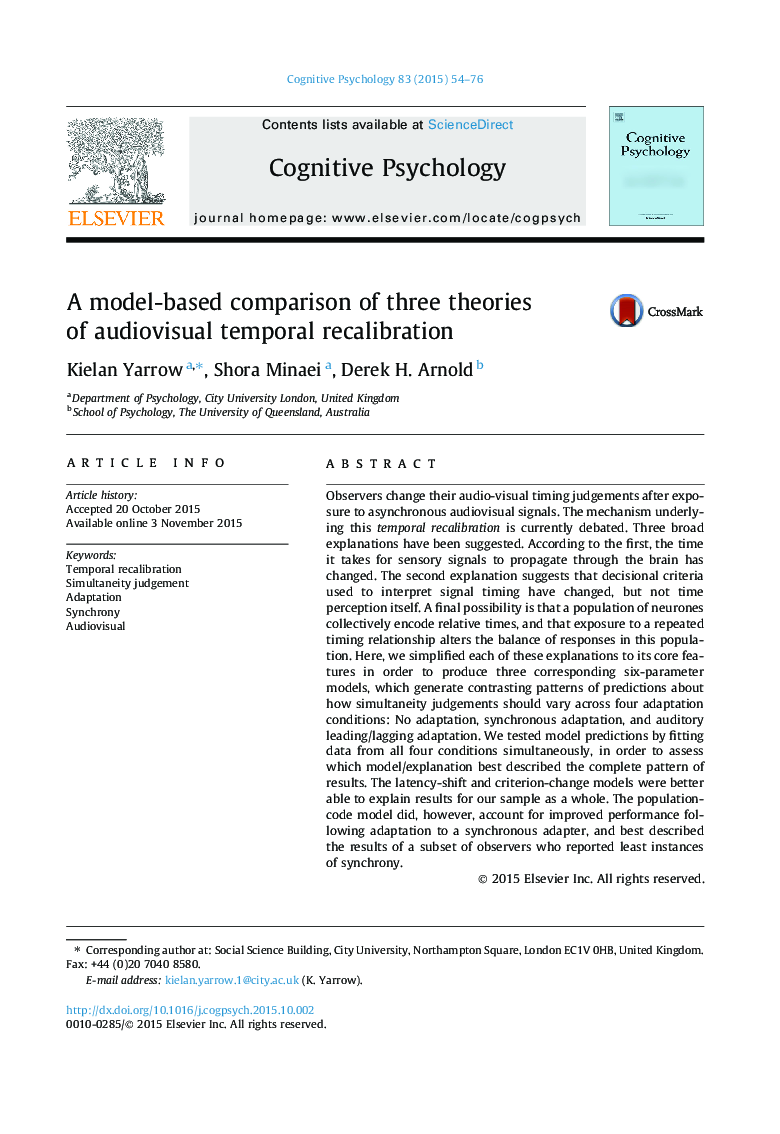 A model-based comparison of three theories of audiovisual temporal recalibration