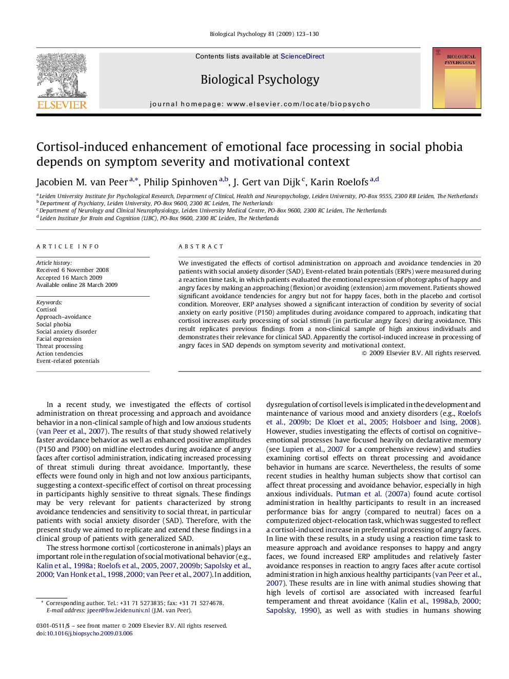 Cortisol-induced enhancement of emotional face processing in social phobia depends on symptom severity and motivational context