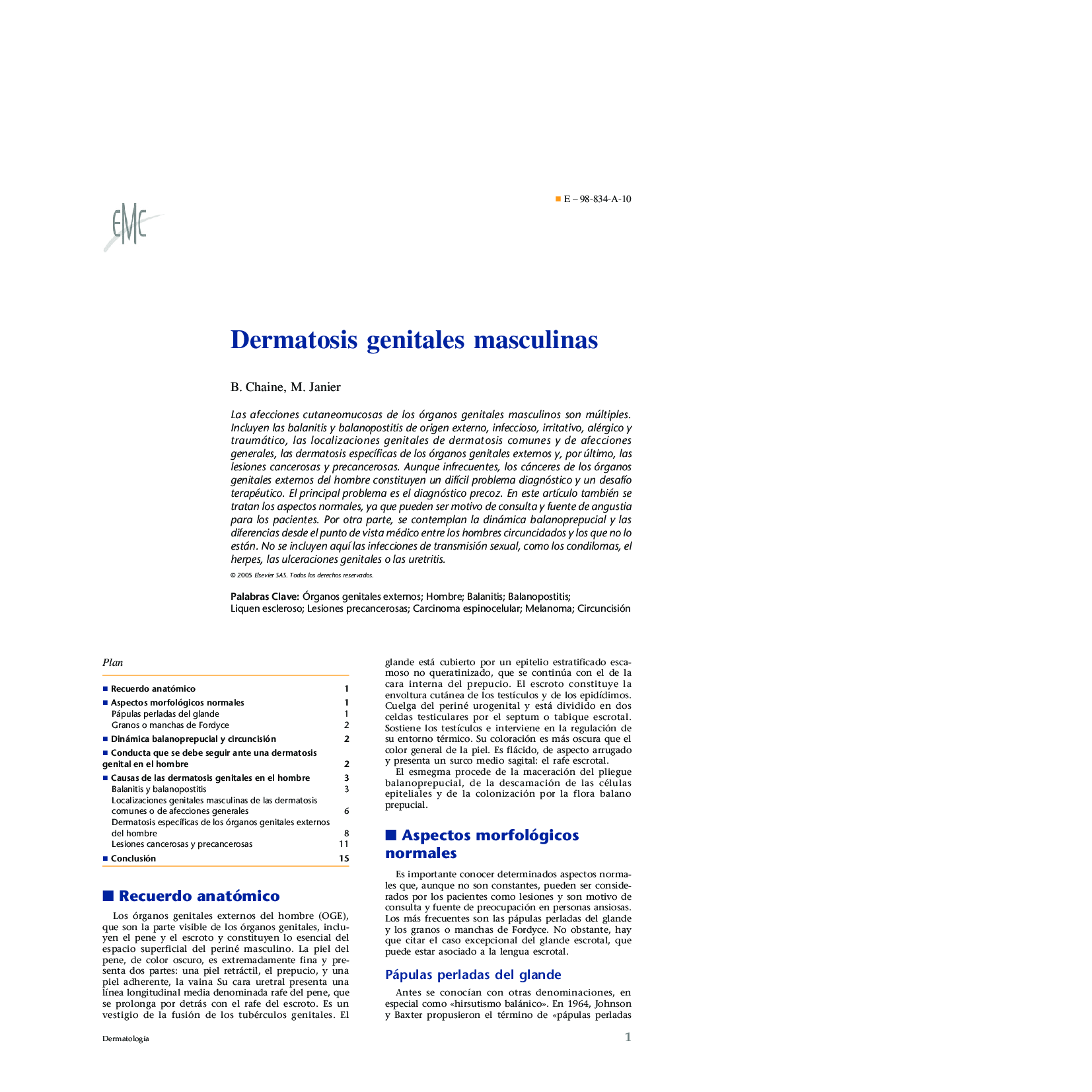 Dermatosis genitales masculinas