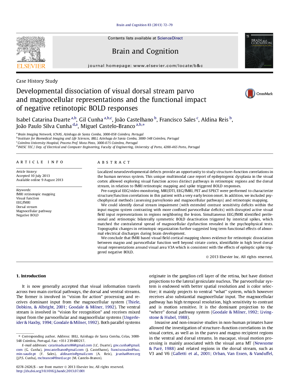 Developmental dissociation of visual dorsal stream parvo and magnocellular representations and the functional impact of negative retinotopic BOLD responses