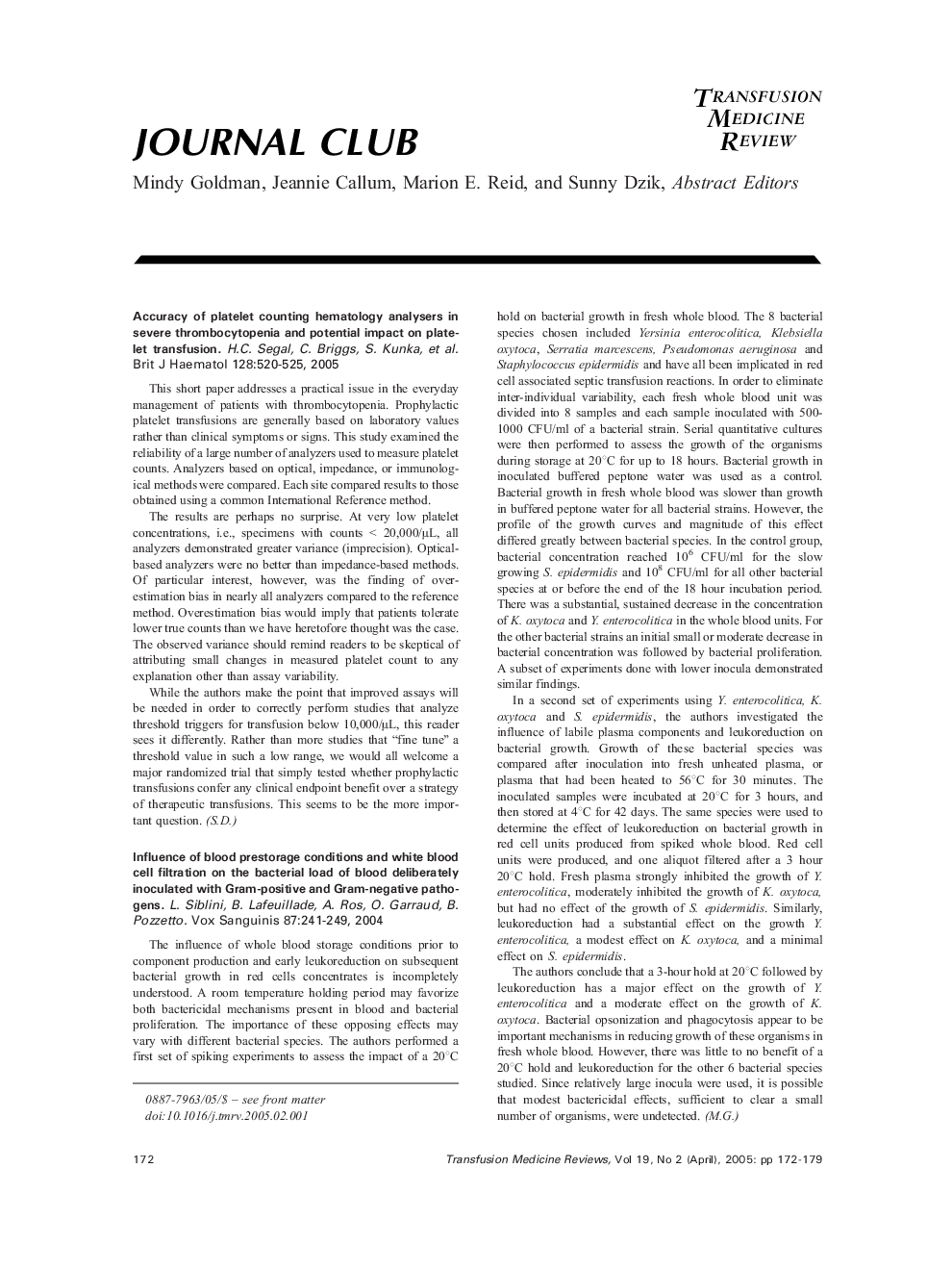 Journal club