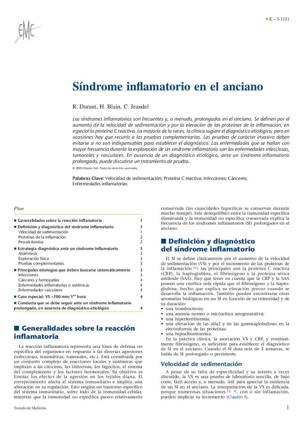 SÃ­ndrome inflamatorio en el anciano