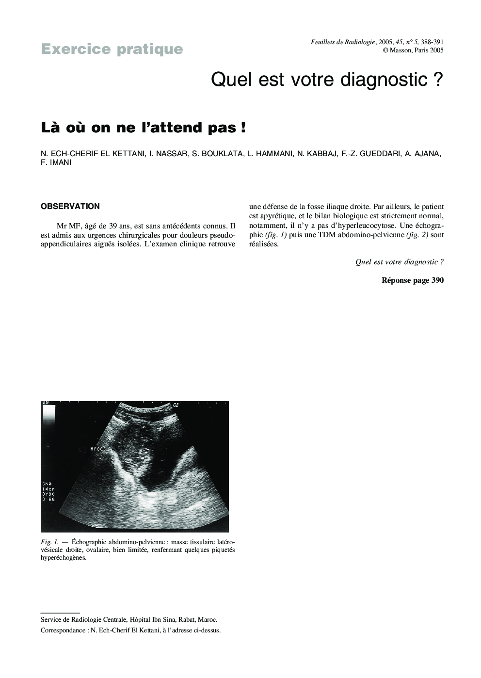 عکس صفحه اول مقاله: Là où on ne l'attend pas ! Là où on ne l'attend pas !