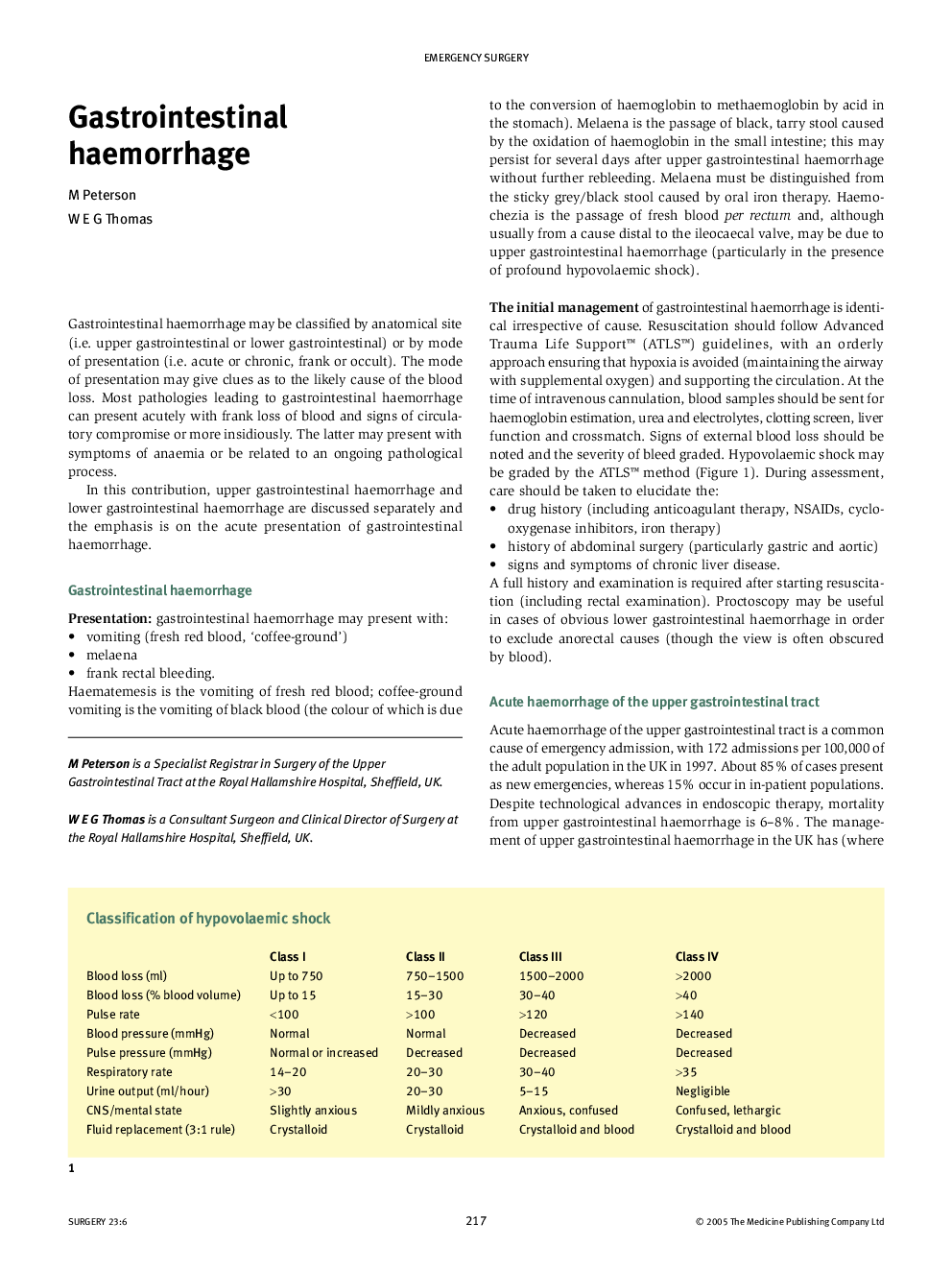 Gastrointestinal haemorrhage