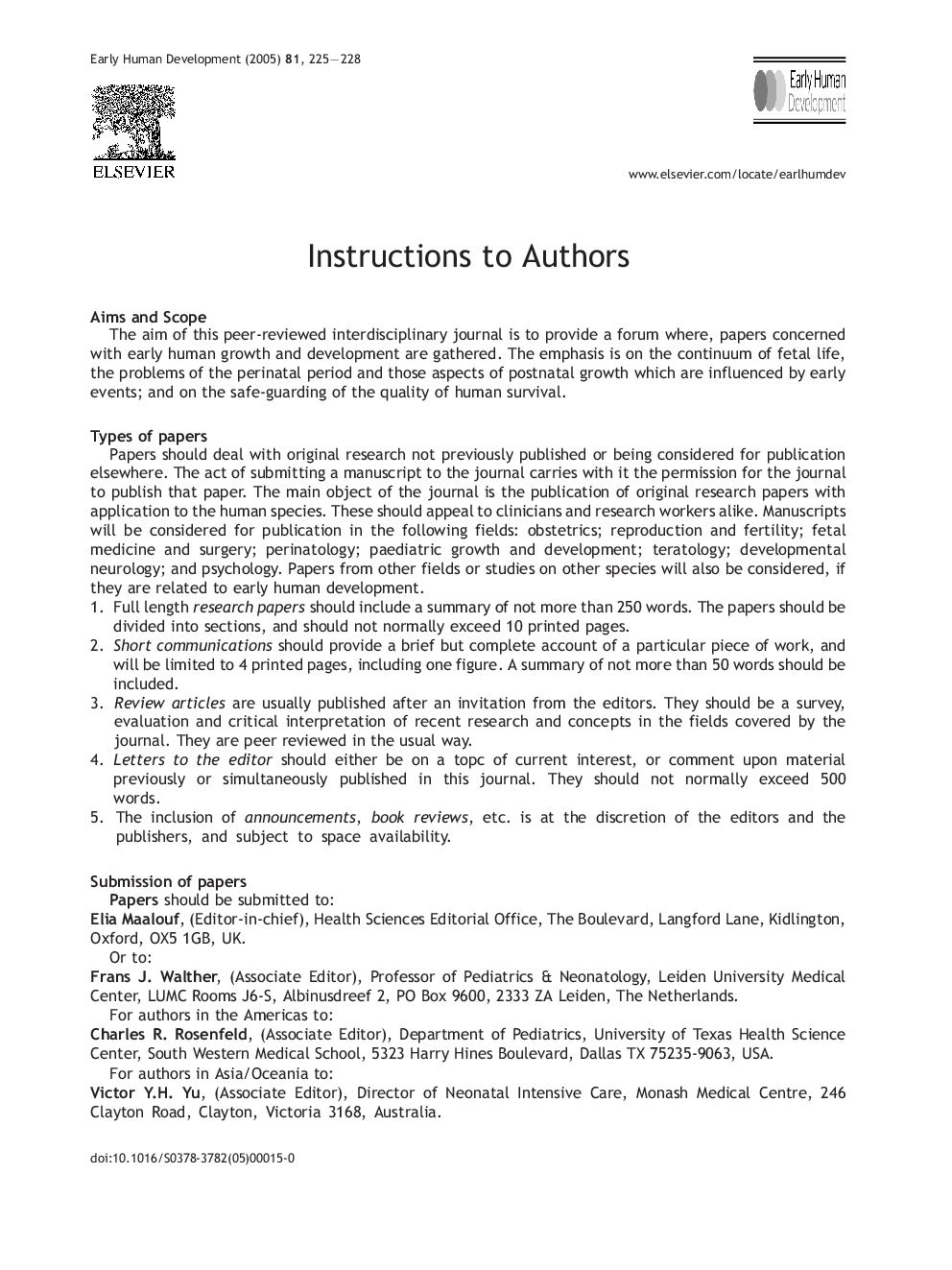 Instructions to Authors