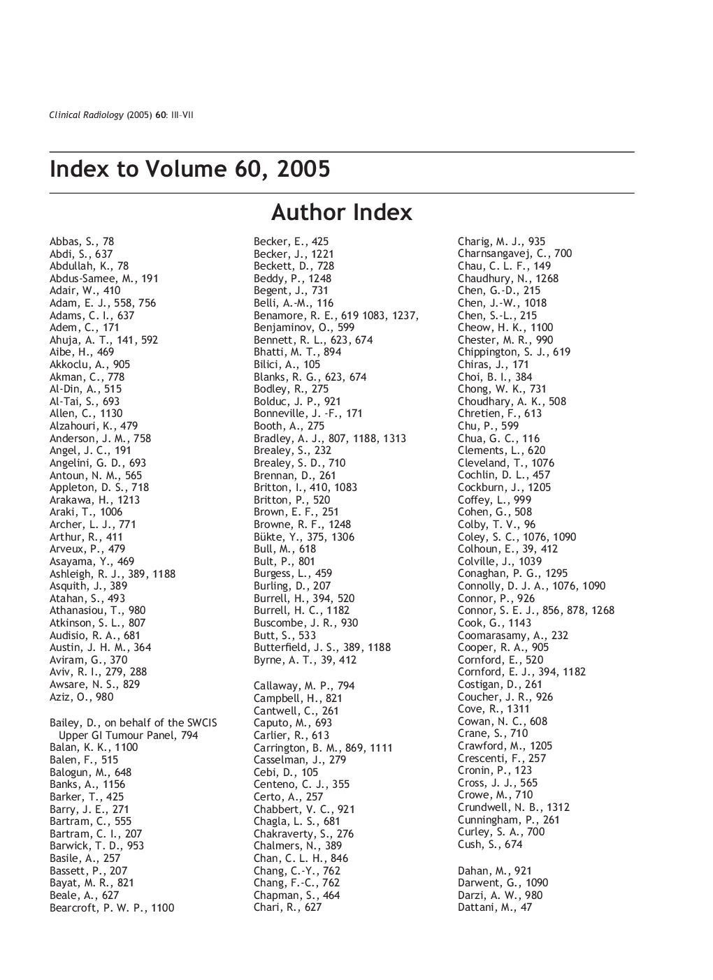 Author Index