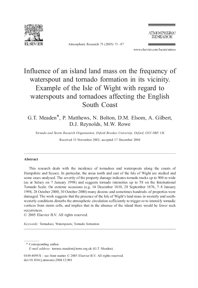 Influence of an island land mass on the frequency of waterspout and tornado formation in its vicinity