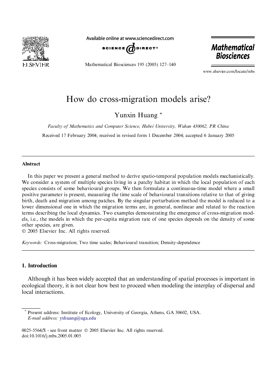 How do cross-migration models arise?