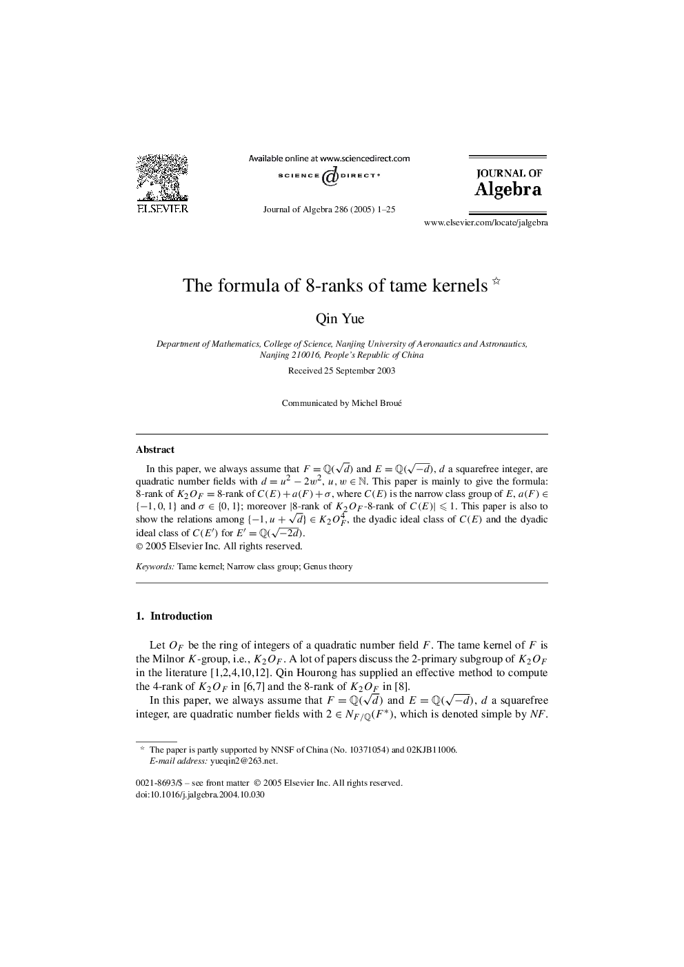 The formula of 8-ranks of tame kernels