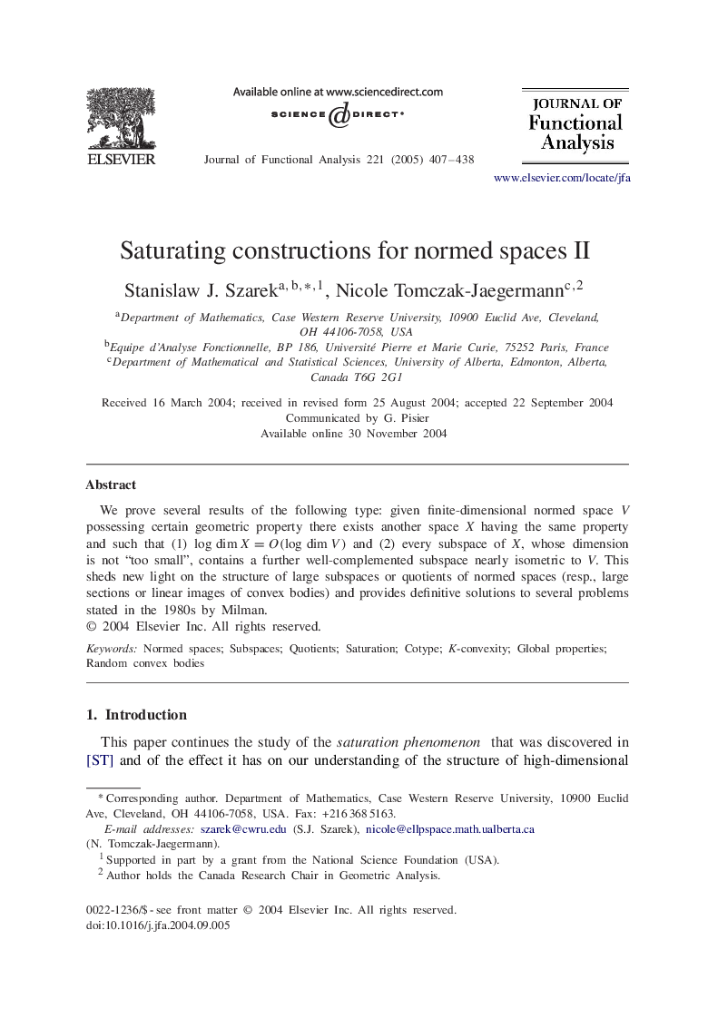 Saturating constructions for normed spaces II