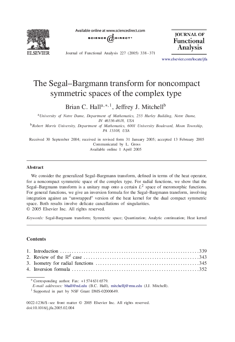 The Segal-Bargmann transform for noncompact symmetric spaces of the complex type