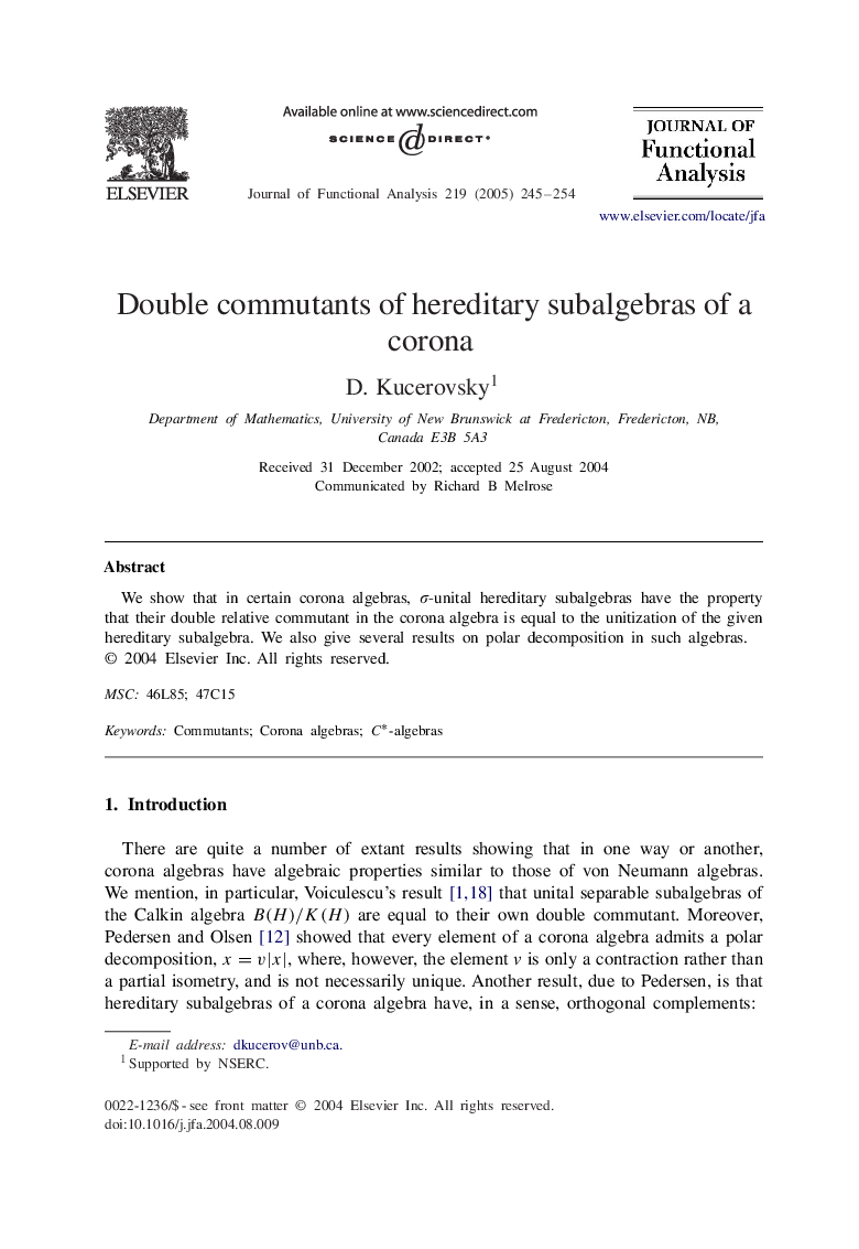 Double commutants of hereditary subalgebras of a corona