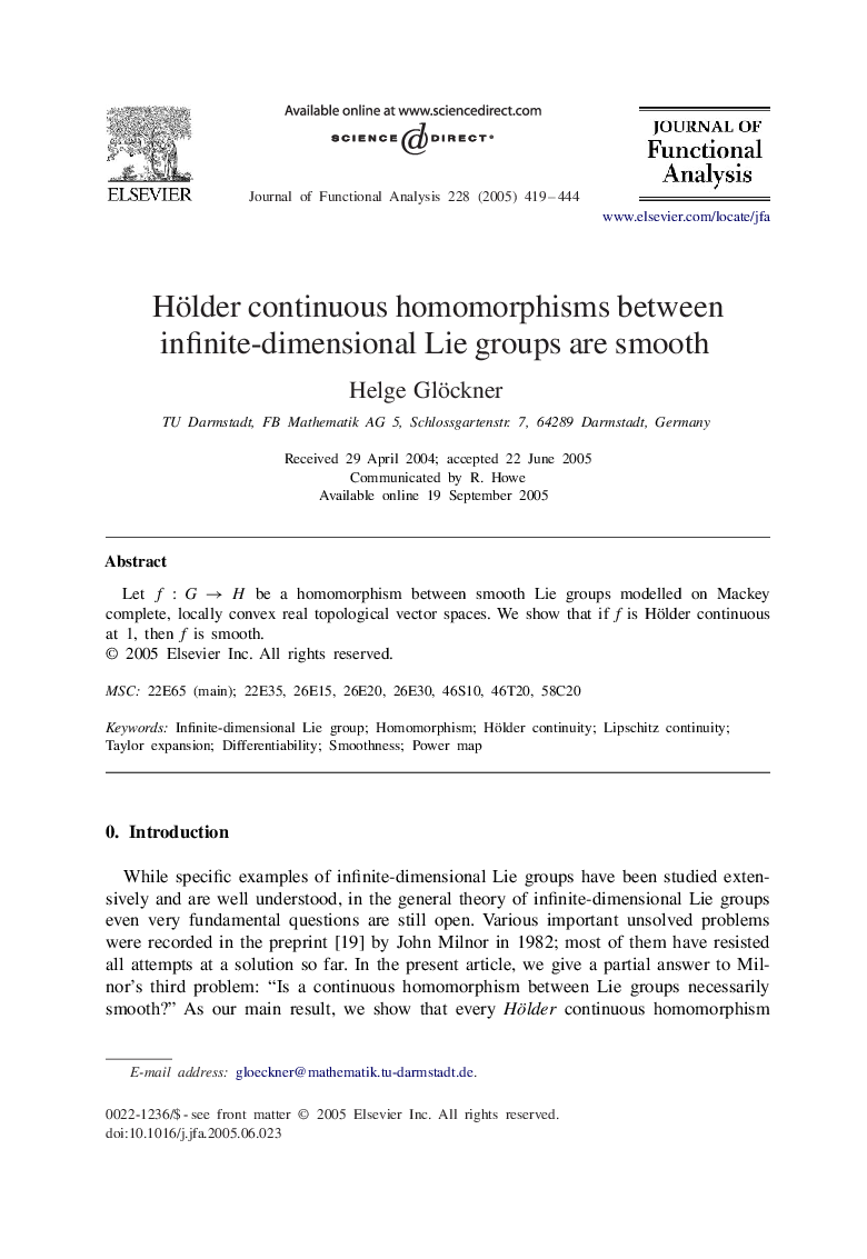 Hölder continuous homomorphisms between infinite-dimensional Lie groups are smooth