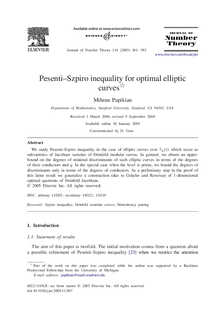 Pesenti-Szpiro inequality for optimal elliptic curves