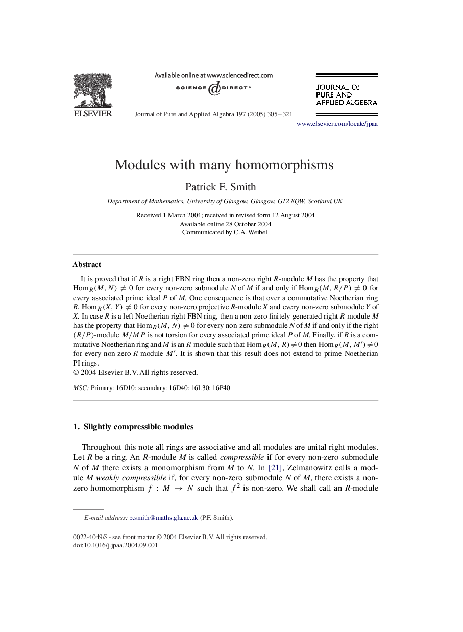 Modules with many homomorphisms